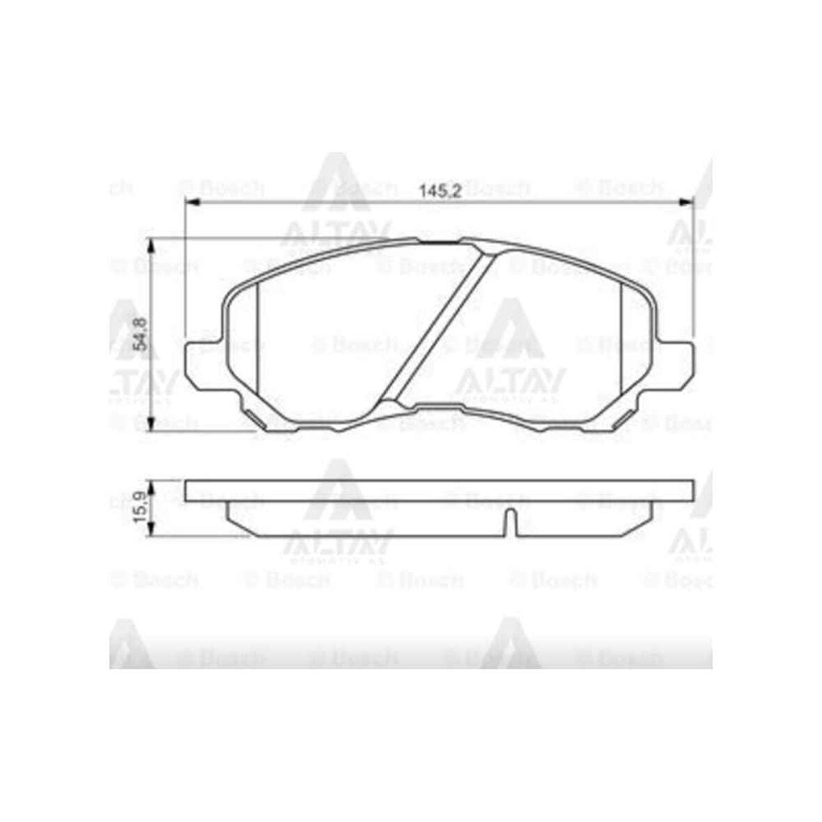 FREN BALATA LANCER 03-11 / ASX 11-13 ÖN