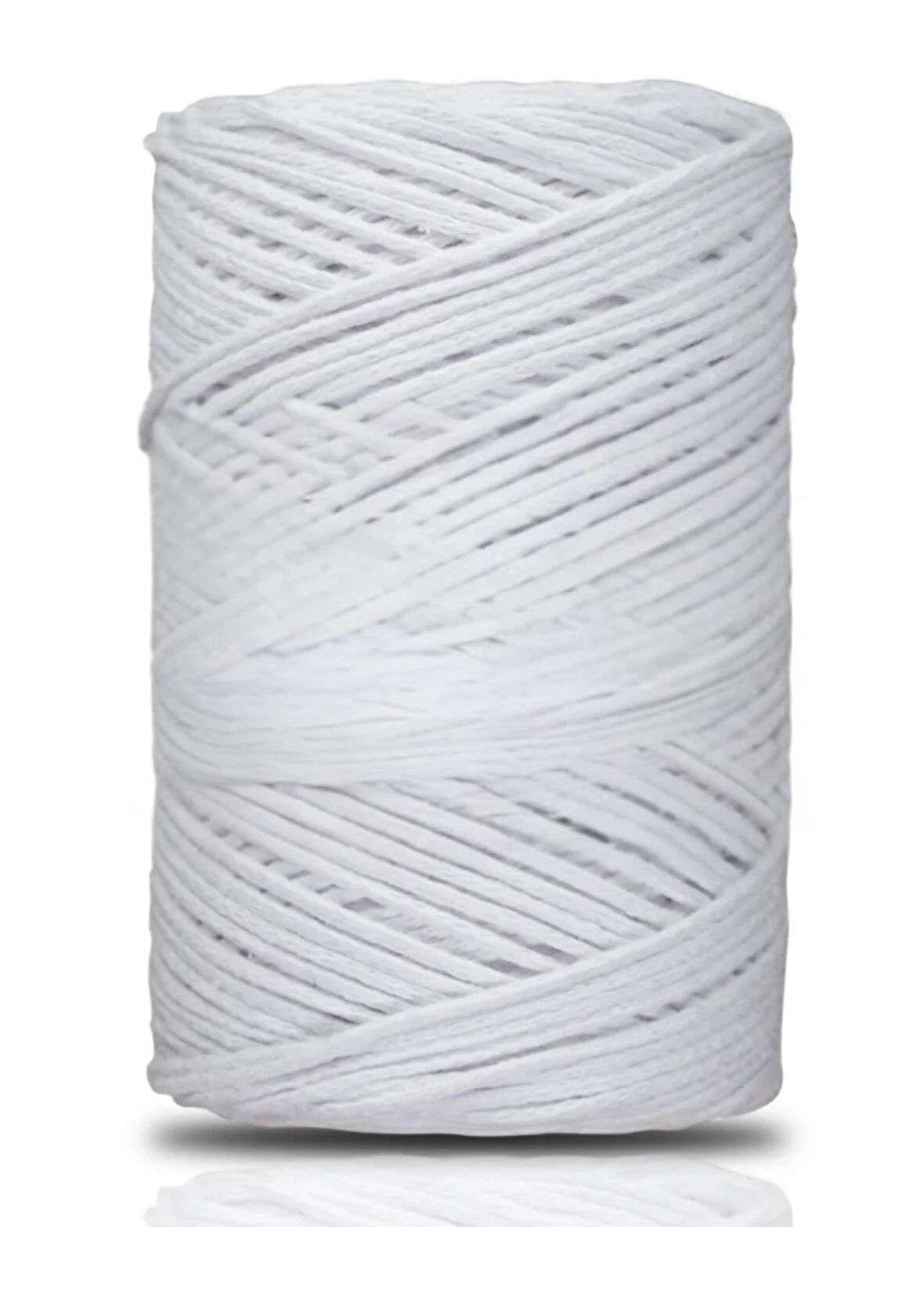 Pamuk Makrome 2 mm Beyaz