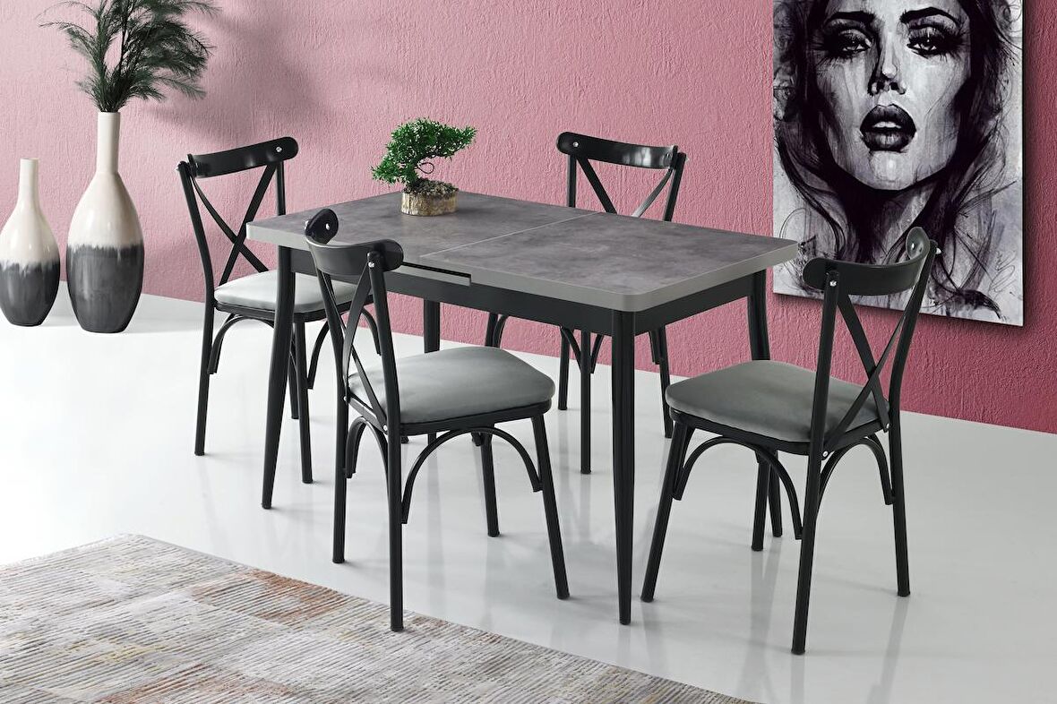 Lima Bahar Mutfak Masa Sandalye Takımı 70x120