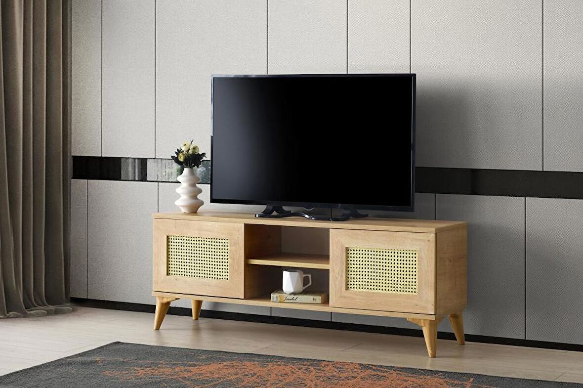 Safir Dolaplı Tv Sehpası 130cm