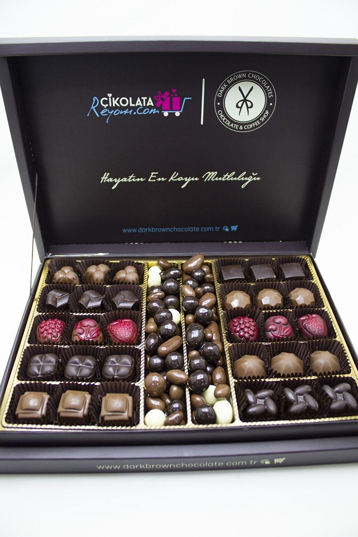Dark Brown Hediye Çikolata 30 Adet Spesiyel Türüf Çikolata Katkısız Çikolata