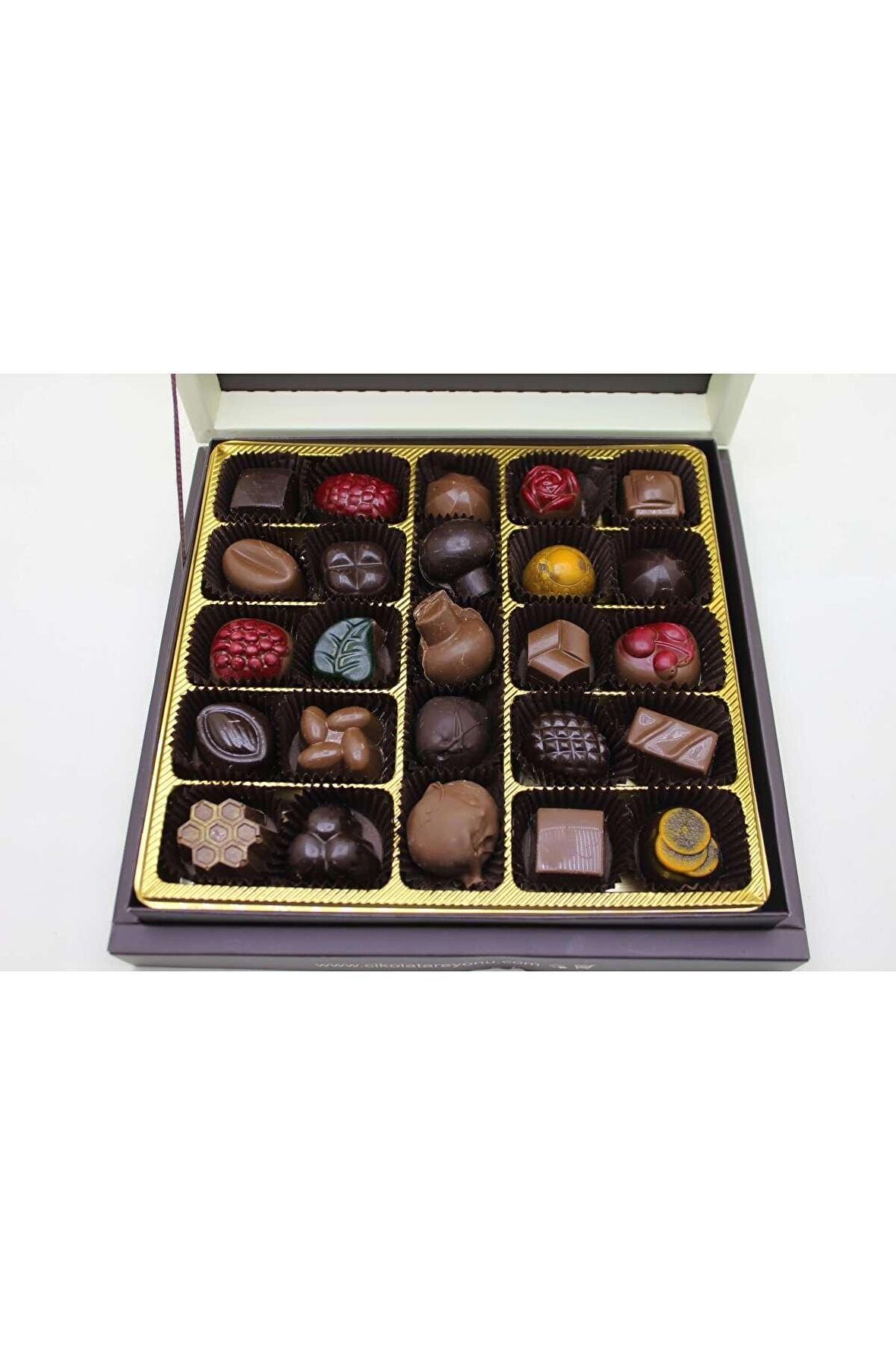 Dark Brown Hediye Çikolatası 25 Adet Spesiyel Türüf Çikolata Katkısız Çikolata