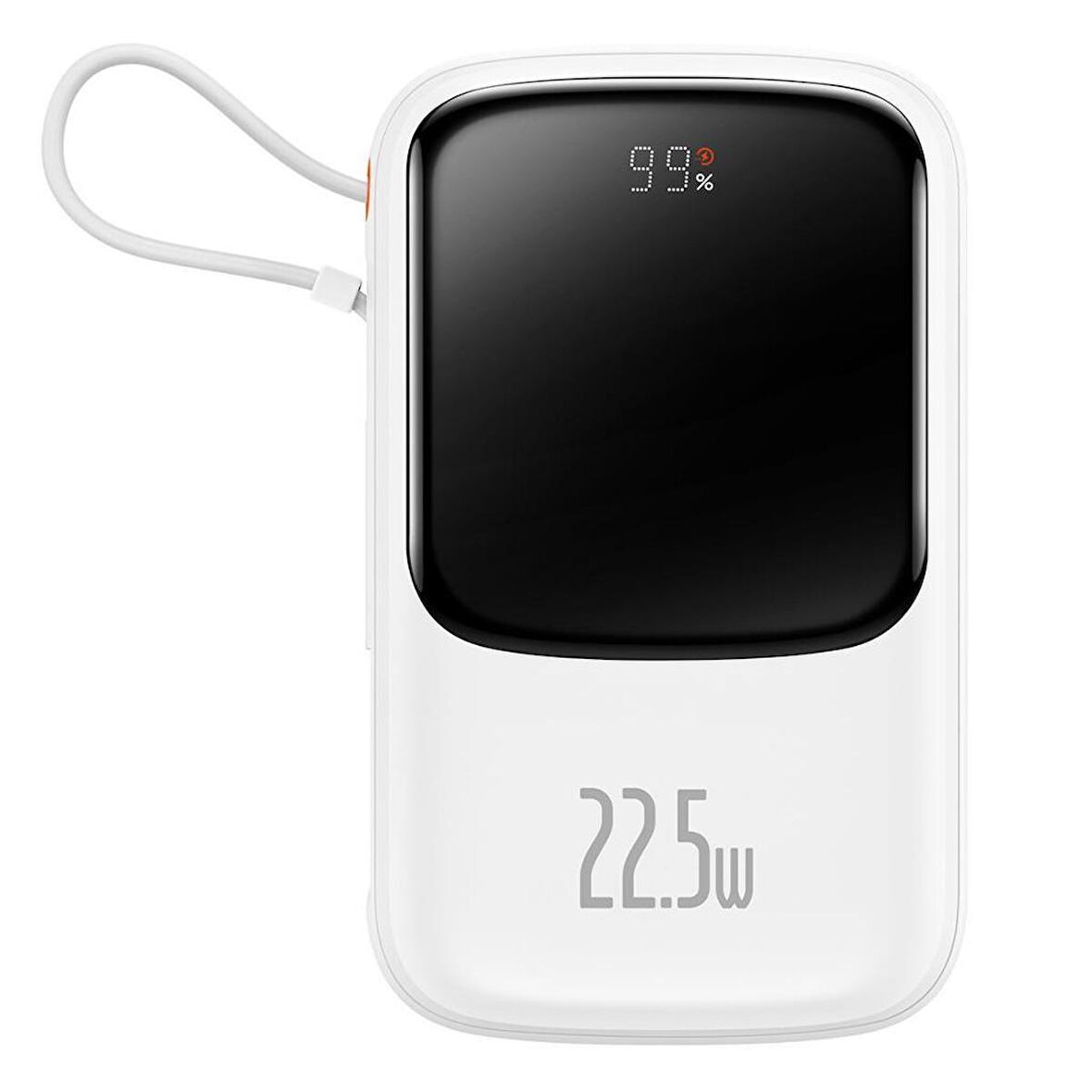 Baseus PD Type C 10000 mAh Hızlı Şarj Powerbank Beyaz 