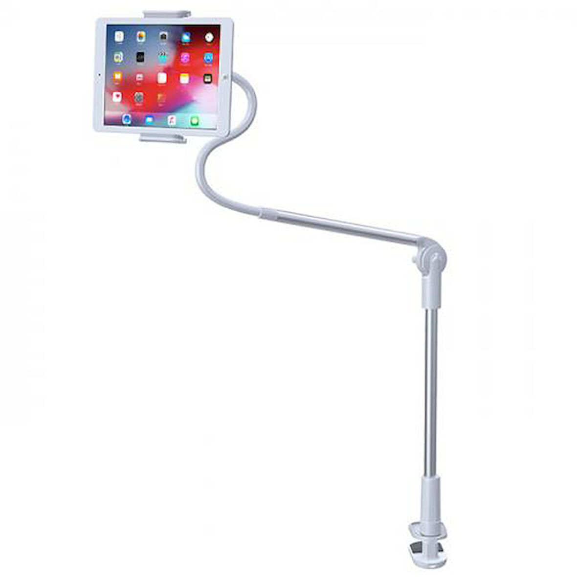 Polham Akrobatik Masaüstü ve Yatak Bazası için Telefon ve Tablet Tutucu Stand, Yükseklik ve Açı Ayarlı Tablet Tutucu