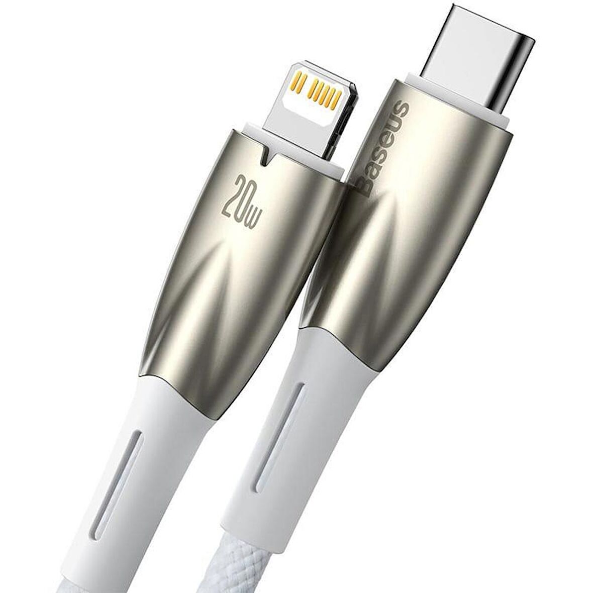 Baseus Özel Çipli 20W 1 Metre İphone X,11,12,13,14 Uyumlu Şarj ve Data Kablosu, Lightning Kopmaz Kablo