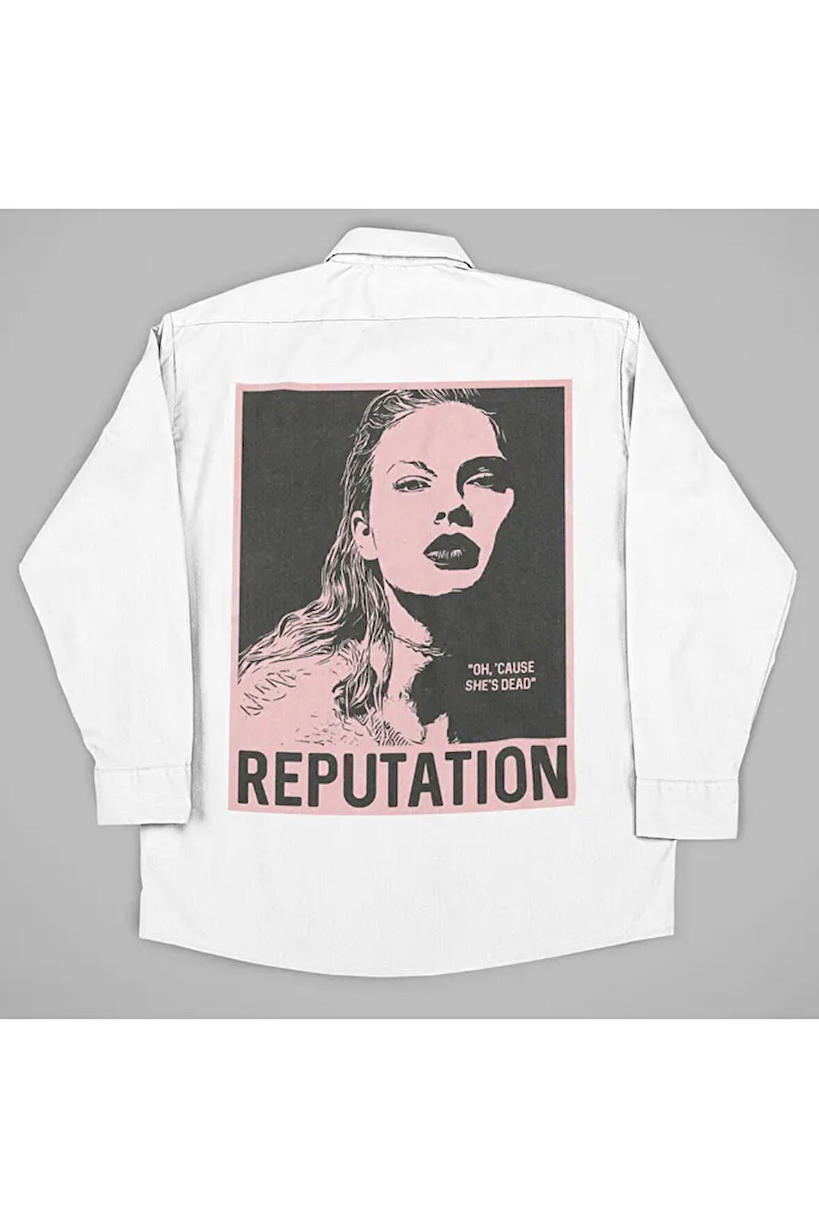 Taylor Swift Reputation Albüm Baskılı Unisex Şarkıcı Gömlek
