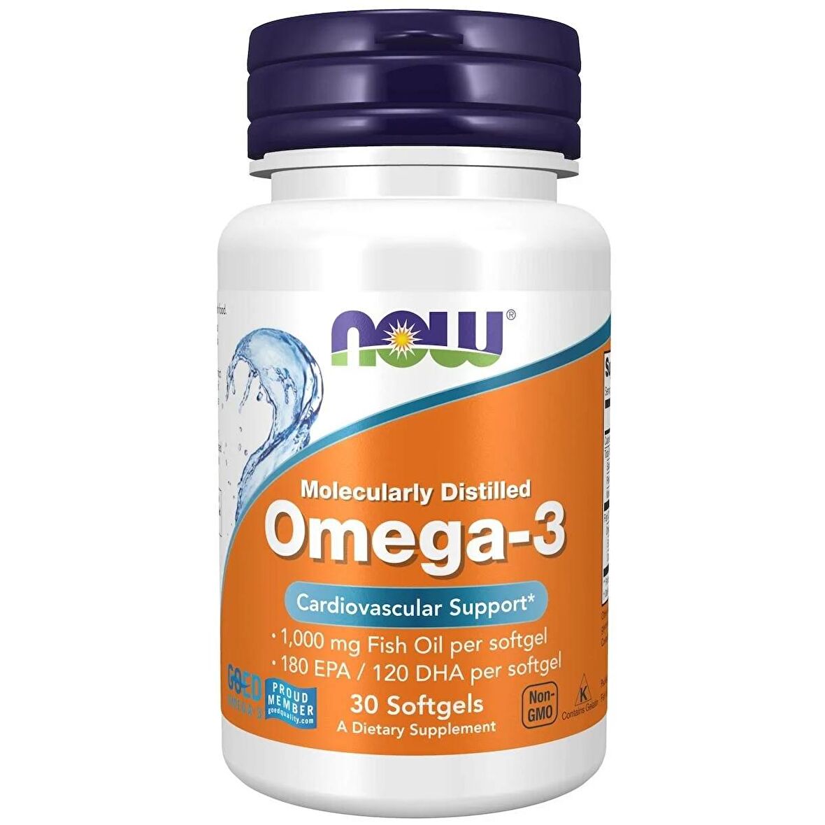 NOW Foods, Omega-3 Fish Oil, 1,000 mg, 30 Softgels