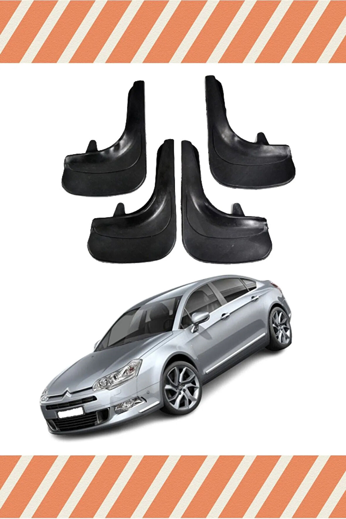 Citroen C5 2007 sonrası uyumlu 4’lü tozluk çamurluk paçalık