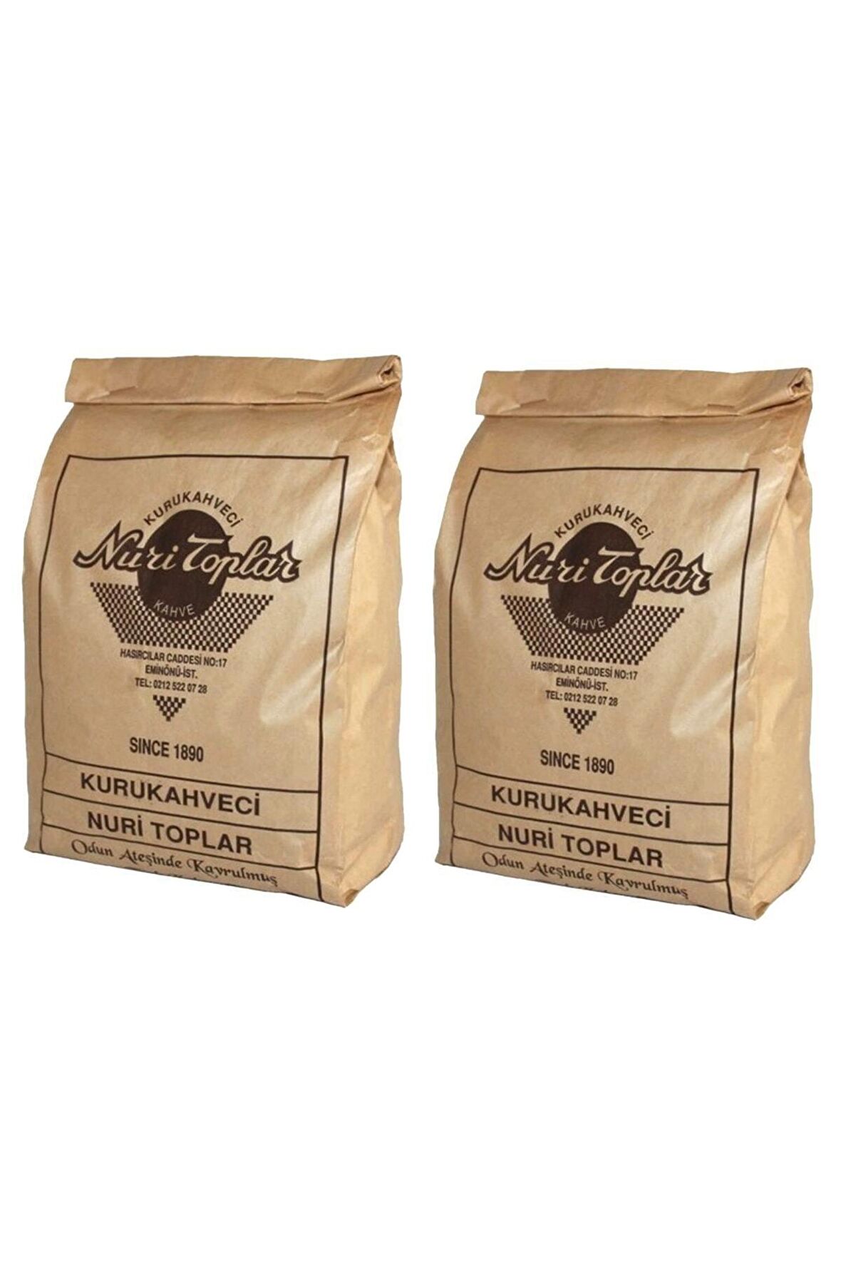 Nuri Toplar Türk Kahvesi Taze Günlük Çekim 2x250 Gram