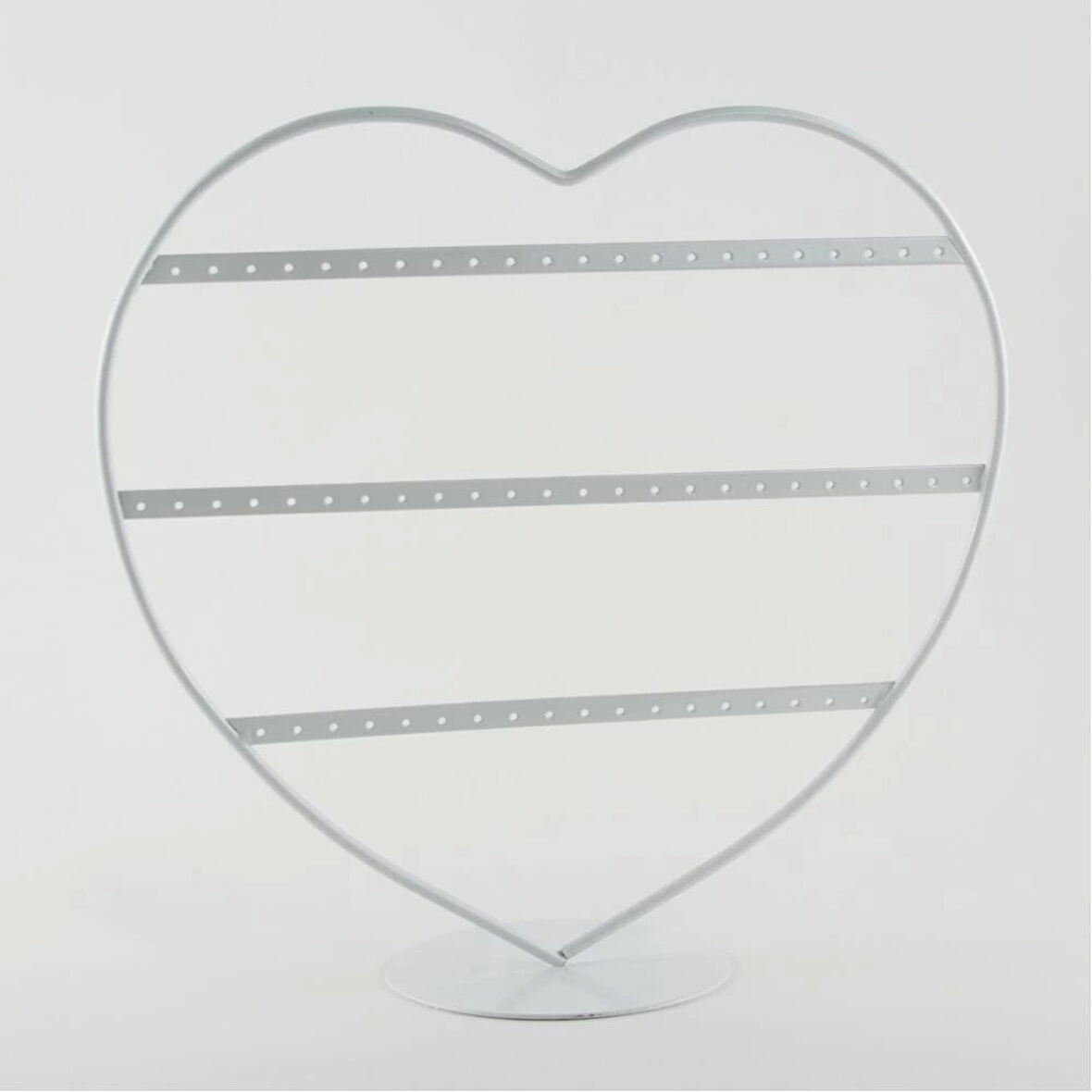 İthal Metal Beyaz Renk 32x27Cm Küpe Standı