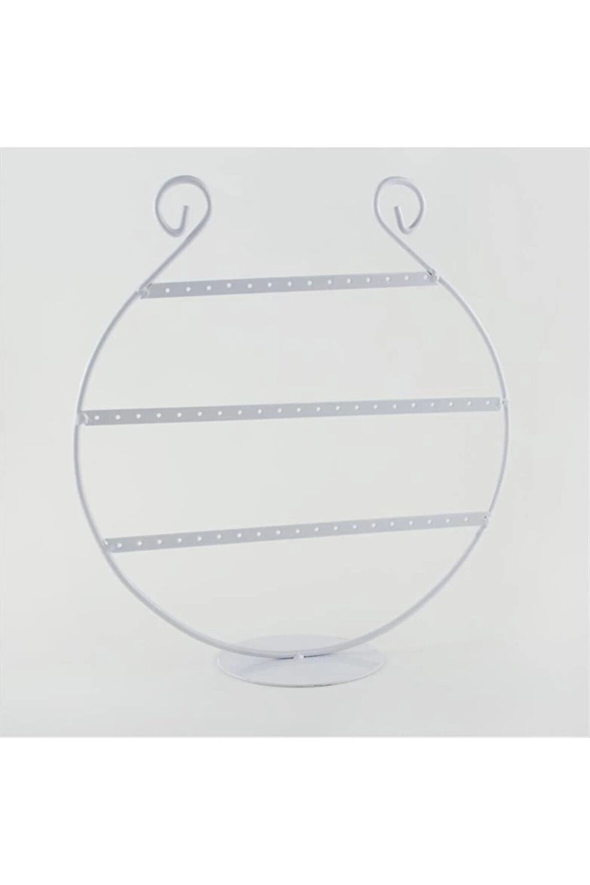 İthal Metal Beyaz Renk 29x29 Cm Küpe Standı