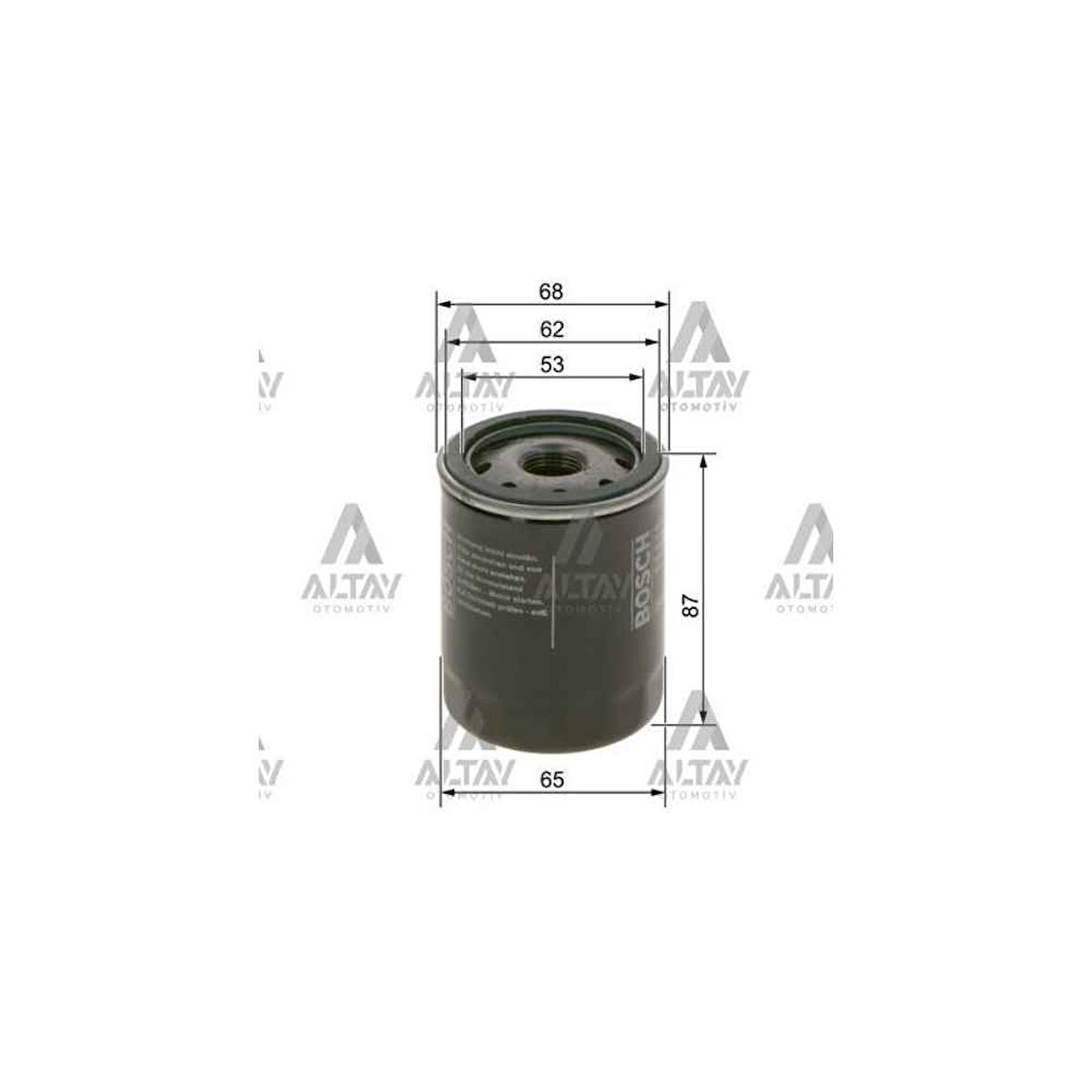 YAG FILTRESI SWIFT / SAMURAI / VITARA  96= 1.6-2.0 / BALENO / RAV-4 / AVENSIS 01=/ VITARA 16-19 / COROLLA 19= 1.5 M15A