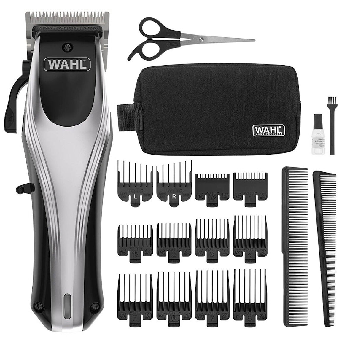 Wahl 9657 Rapid Clip 12 Kılavuz Taraklı Şarjlı Saç Sakal Kesme Makinesi 09657-0460