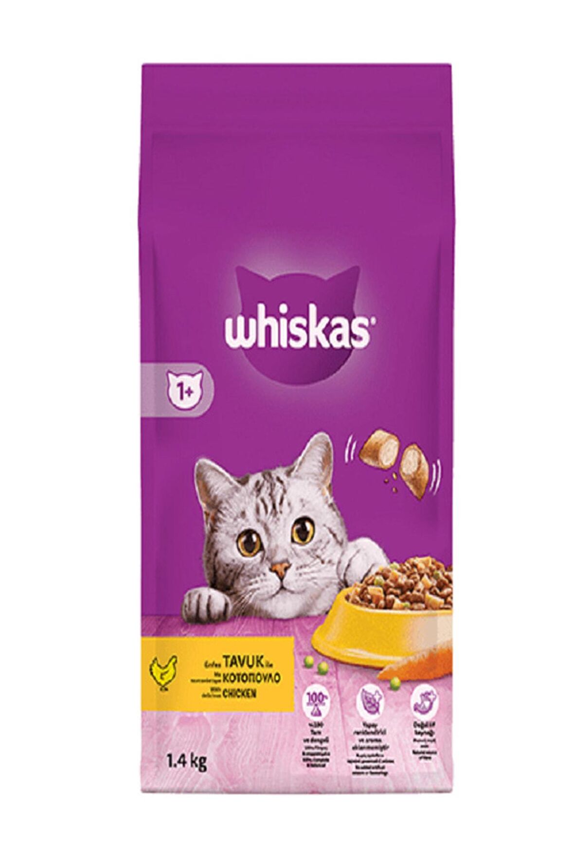 Whiskas Tavuklu Kuru Mama 1.4 Kg