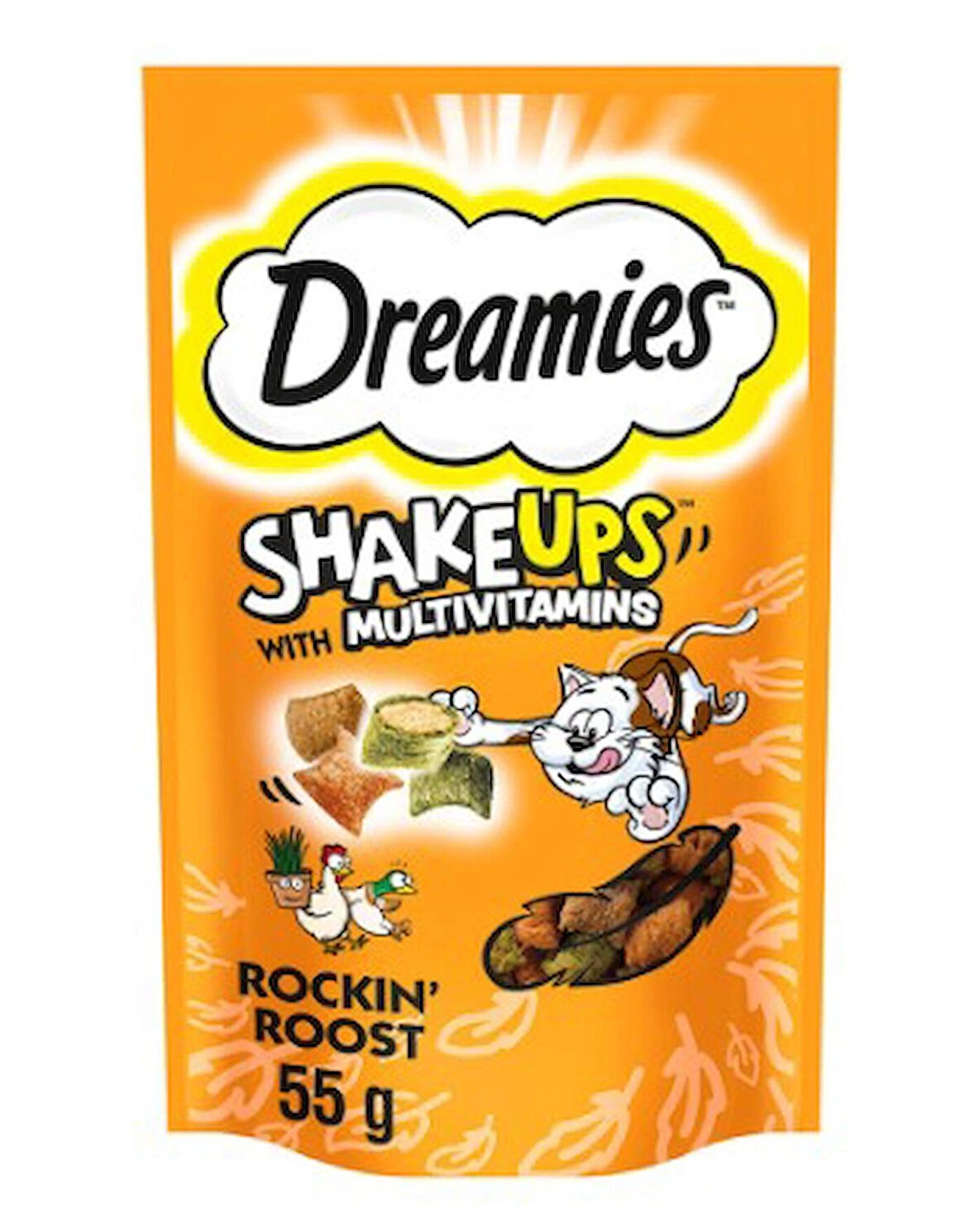 Dreamies Tavuklu Kedi Nanesi Ve Ördekli Kedi Ödülü 55 Gr X 30 Adet