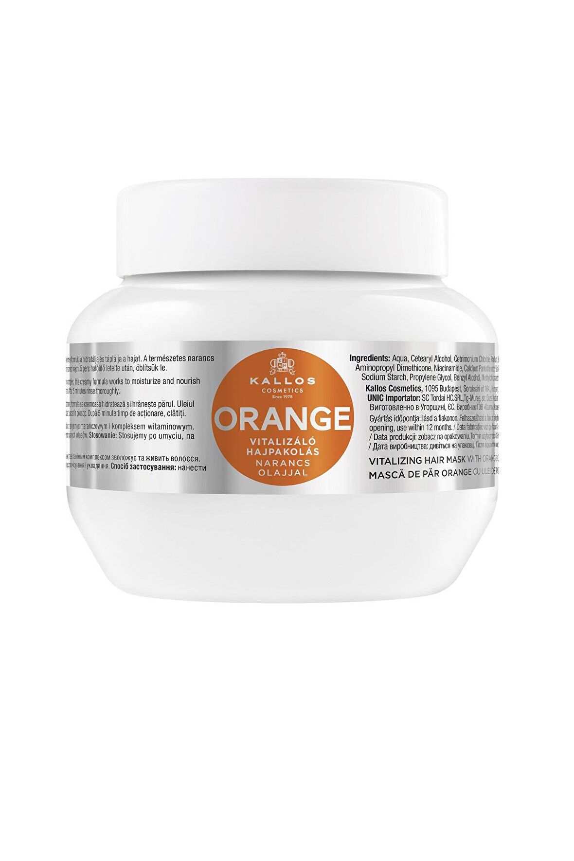 ORANGE Vitalizing Portakal Yağı İçerikli Canlandırıcı Saç Bakım Maskesi 275ml