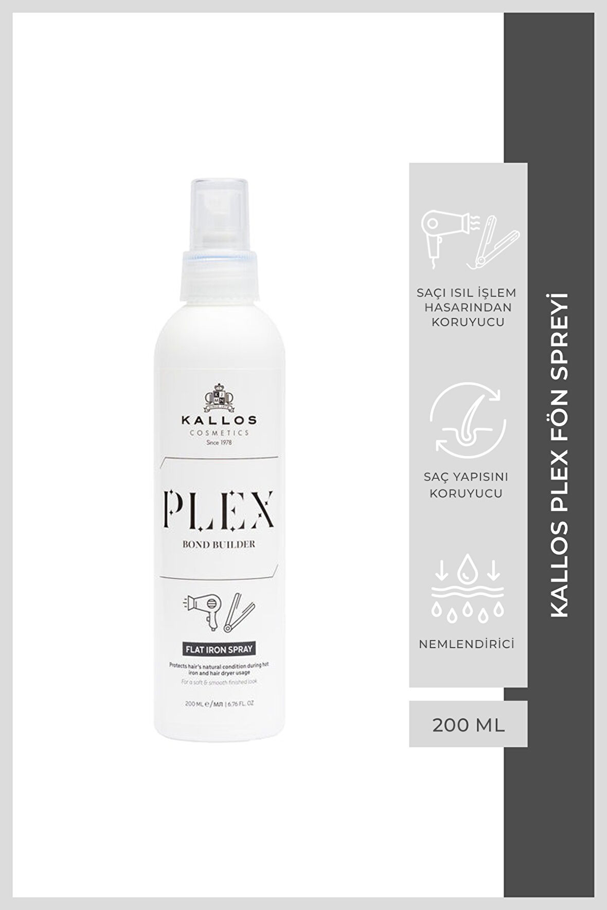 Kallos Plex Fön Spreyi 200 ML