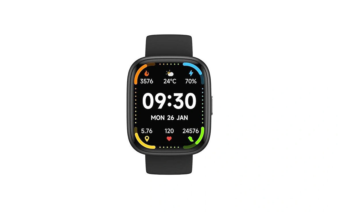 X-level X-weargo Lcd Ekranlı Bluetooth Aramalı Siyah Akıllı Saat