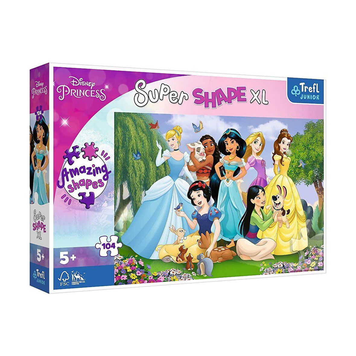 Princess 104 Parça Çocuk Puzzle FABBATOYS