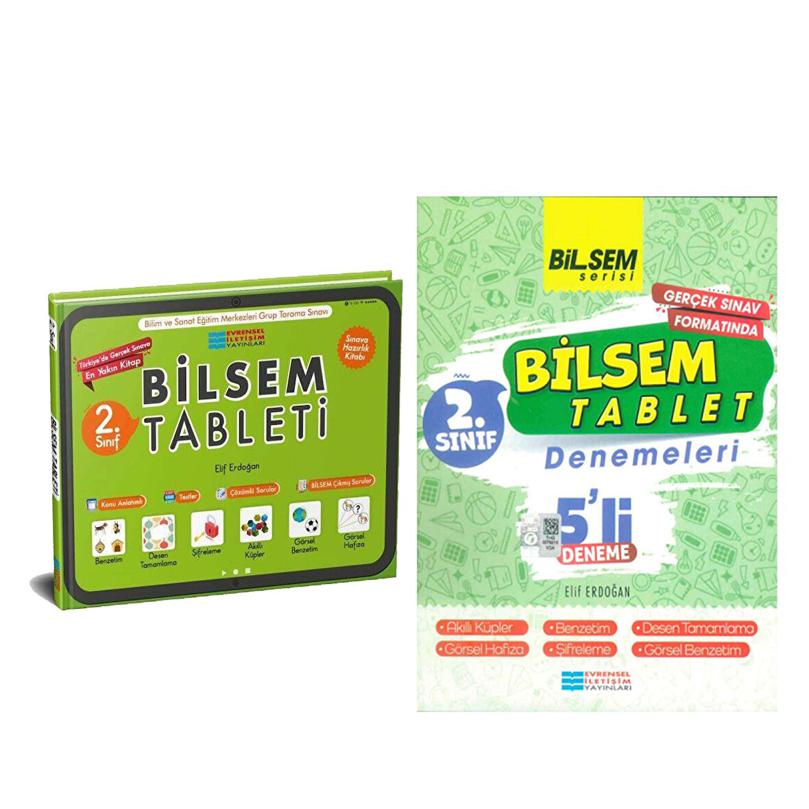 Evrensel İletişim 2.Sınıf Bilsem Tablet ve Deneme Seti 2 Kitap