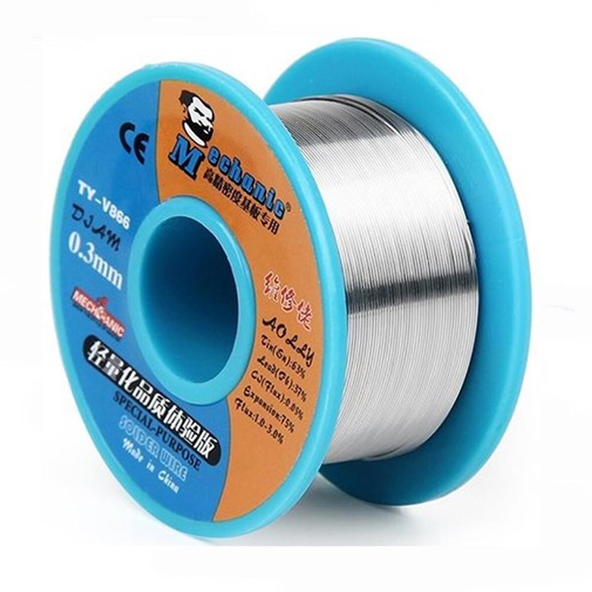 MECHANİC Soldering 63SN/37PB Lehim Teli 03 MM 40 G