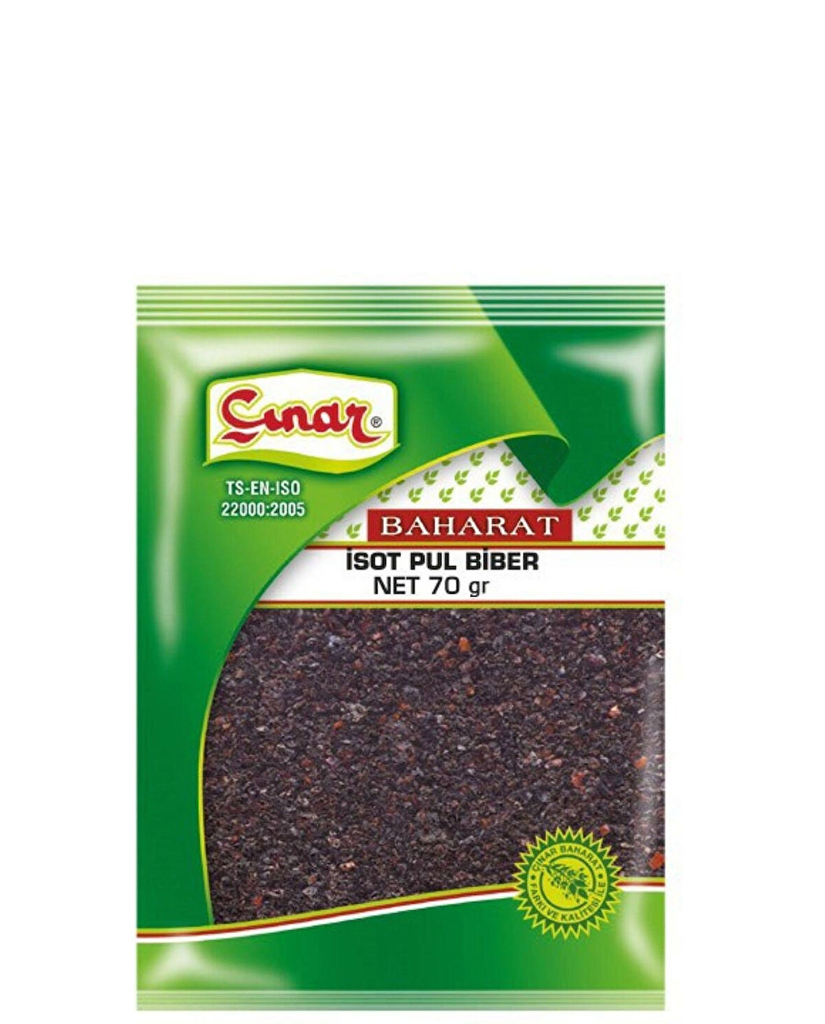 ÇINAR İSOT PUL BİBER 70GRX2 PAKET 