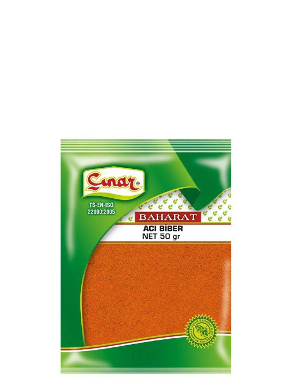 ÇINAR ACI BİBER POŞET 50 GR x5 PAKET 