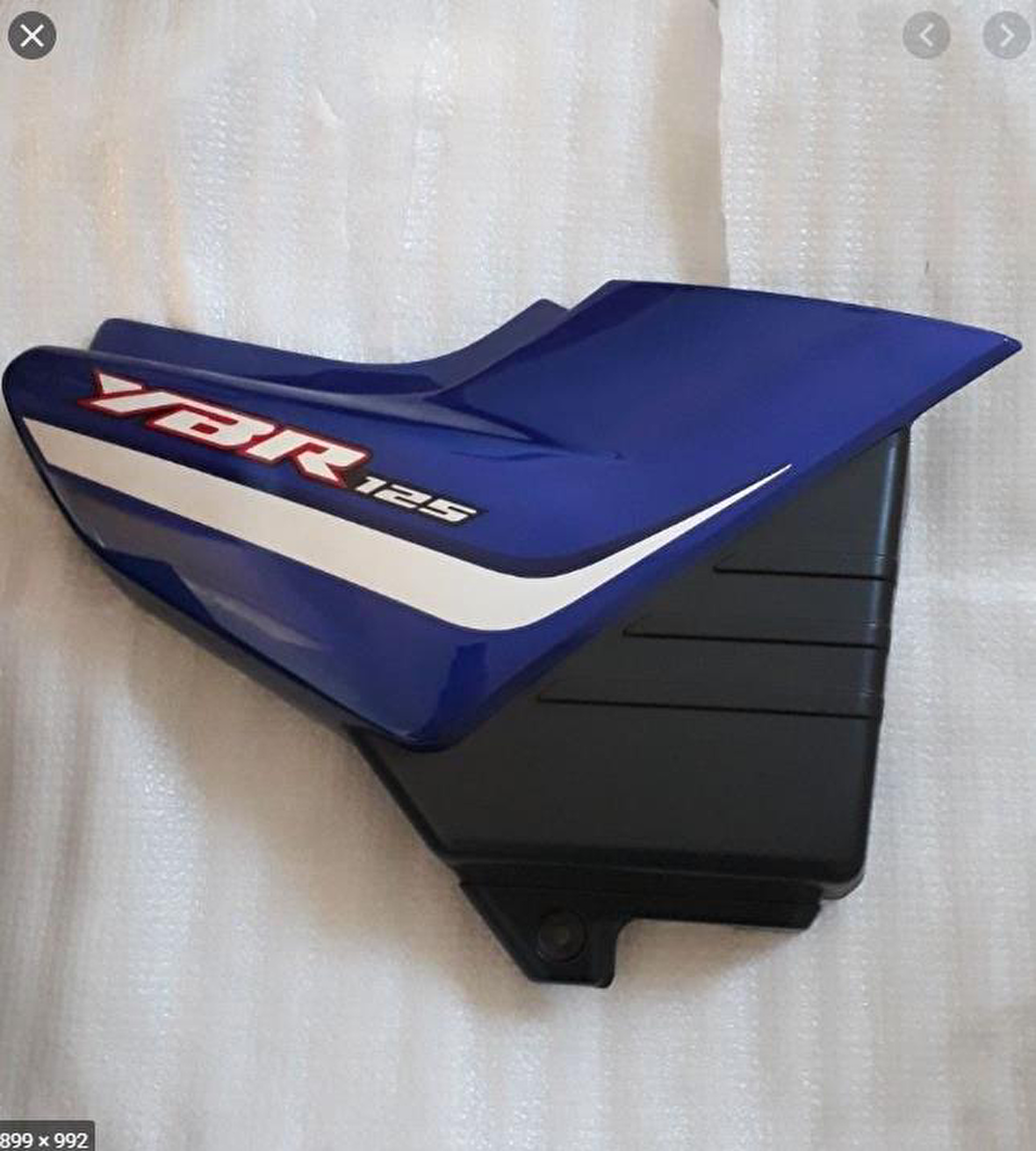 -Yamaha Ybr 125 Sağ Yan Kısa Kapak Mavi