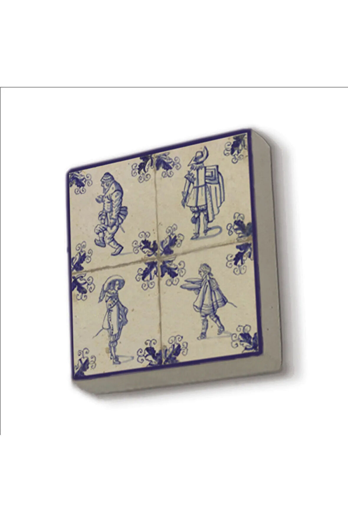 Hollanda Deseni Baskılı Taş Magnet 5X5