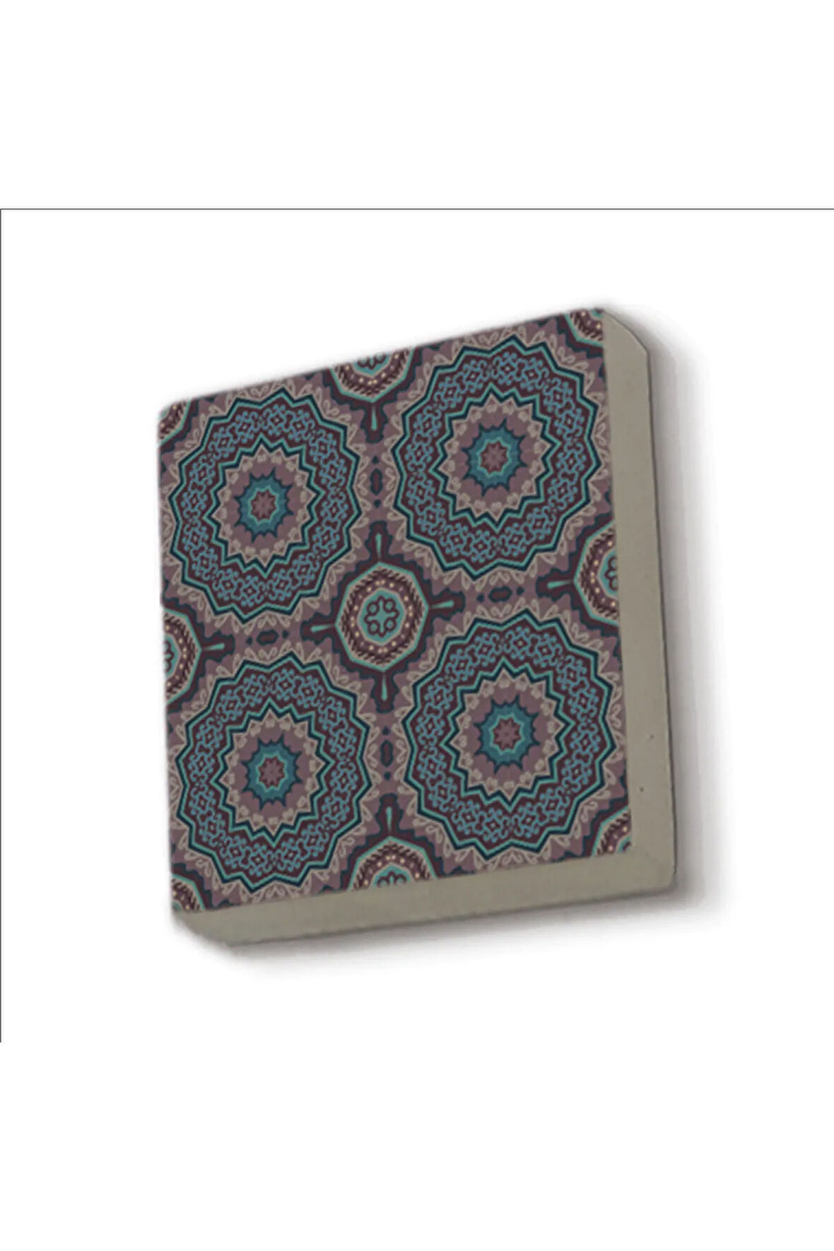 Mandala Baskılı Taş Magnet 5X5