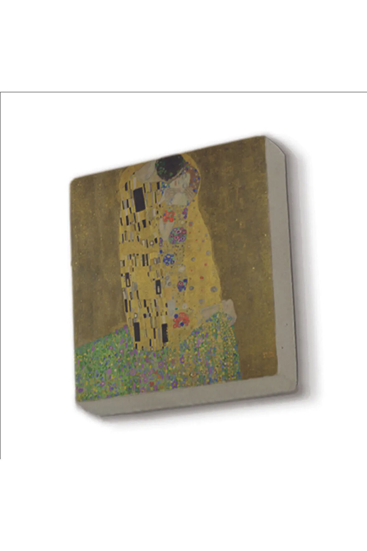 Öpücük (Gustav Klimt, 1907) Baskılı Taş Magnet 5X5