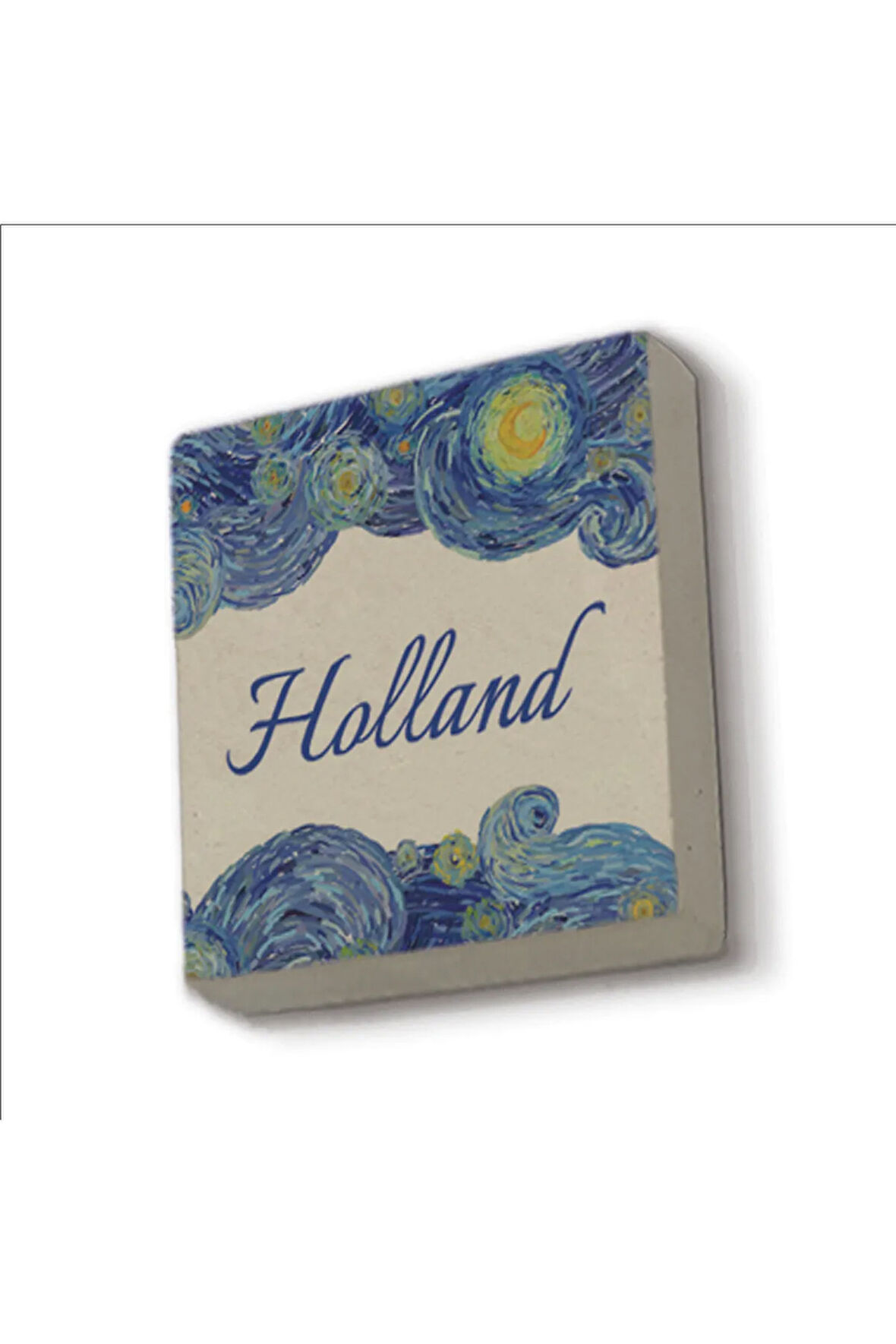 Hollanda Görseli Baskılı Taş Magnet 5X5