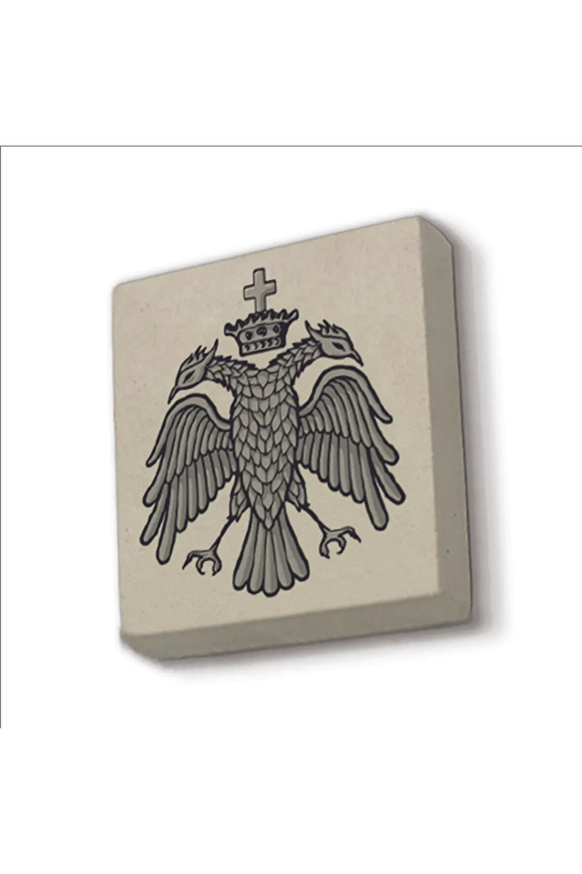 Bizans Kartal Logosu Baskılı Taş Magnet 5X5