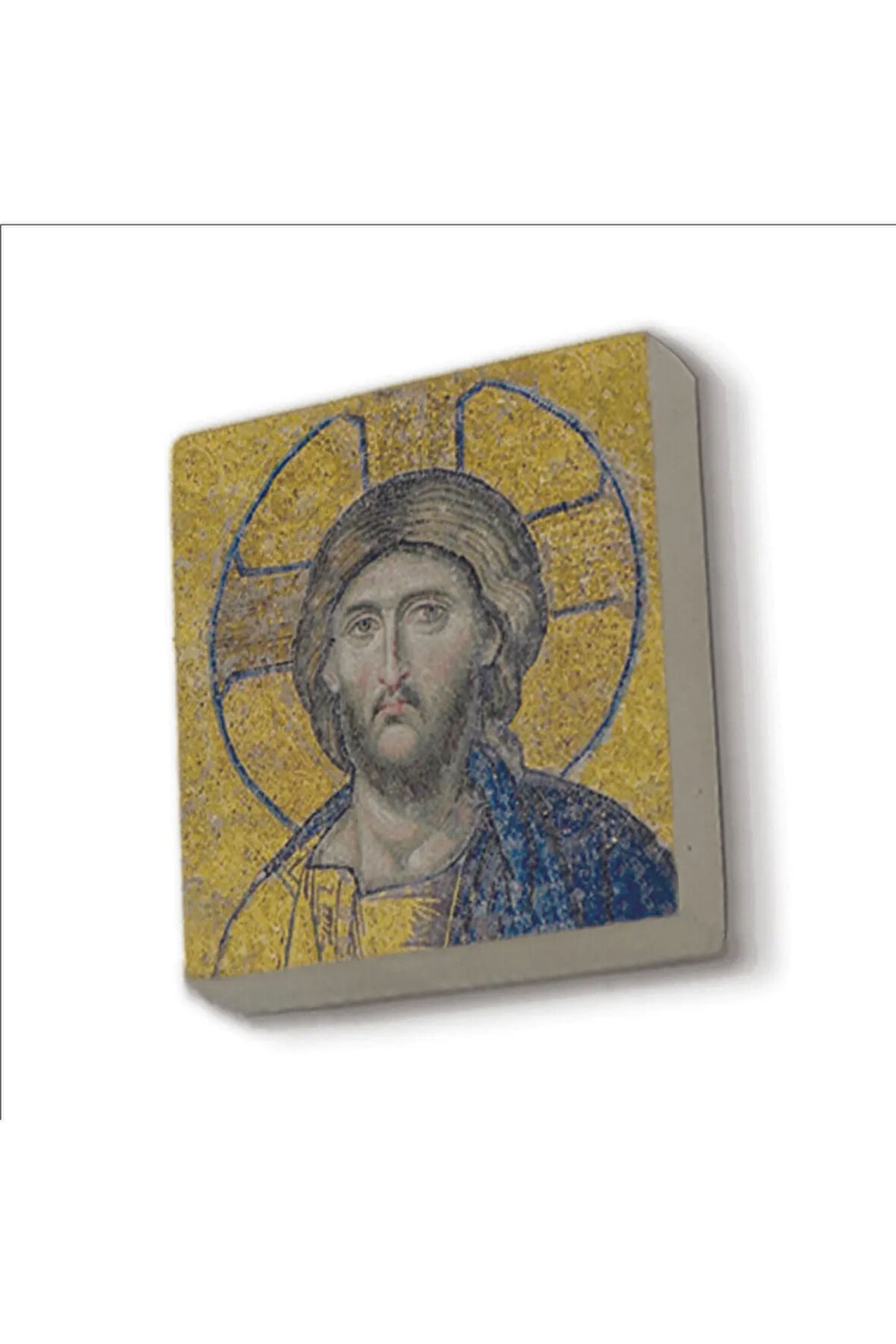 Ayasofya- Hz. İsa Mozaiği Baskılı Taş Magnet 5X5