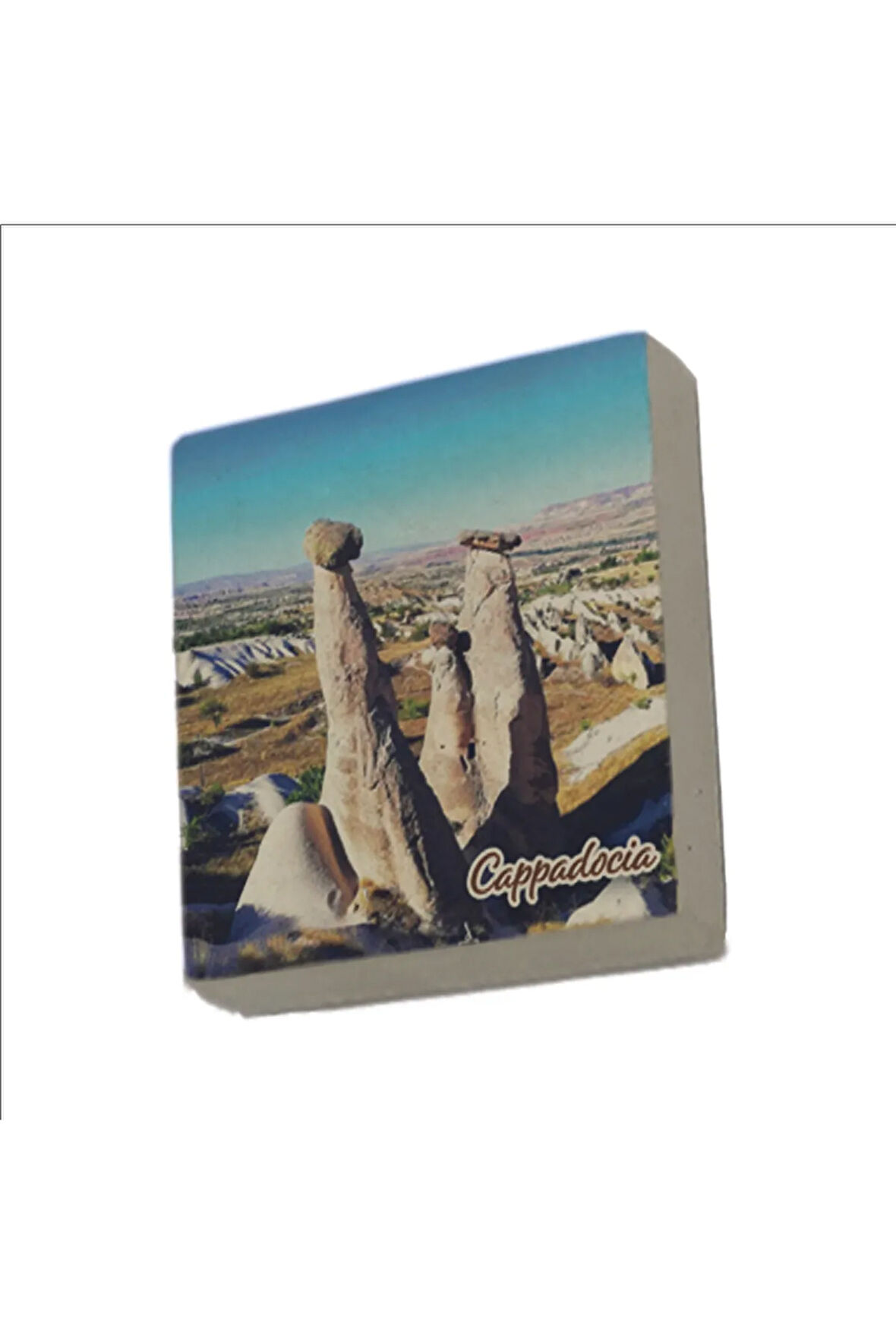Kapadokya Baskılı Taş Magnet 5X5