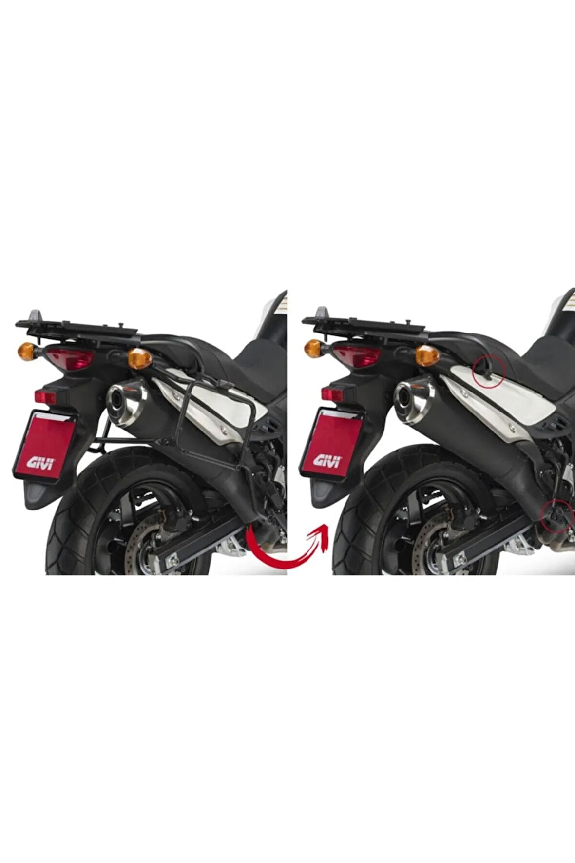 Plr3101 Suzuki Dl 650 V-strom Yan Çanta Demiri