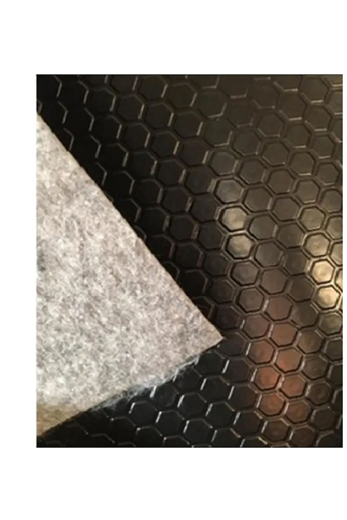 Para Desenli muşamba 2x 4 metre Siyah Keçeli Paralı Muşamba Zemin Oto Taban Döşemesi