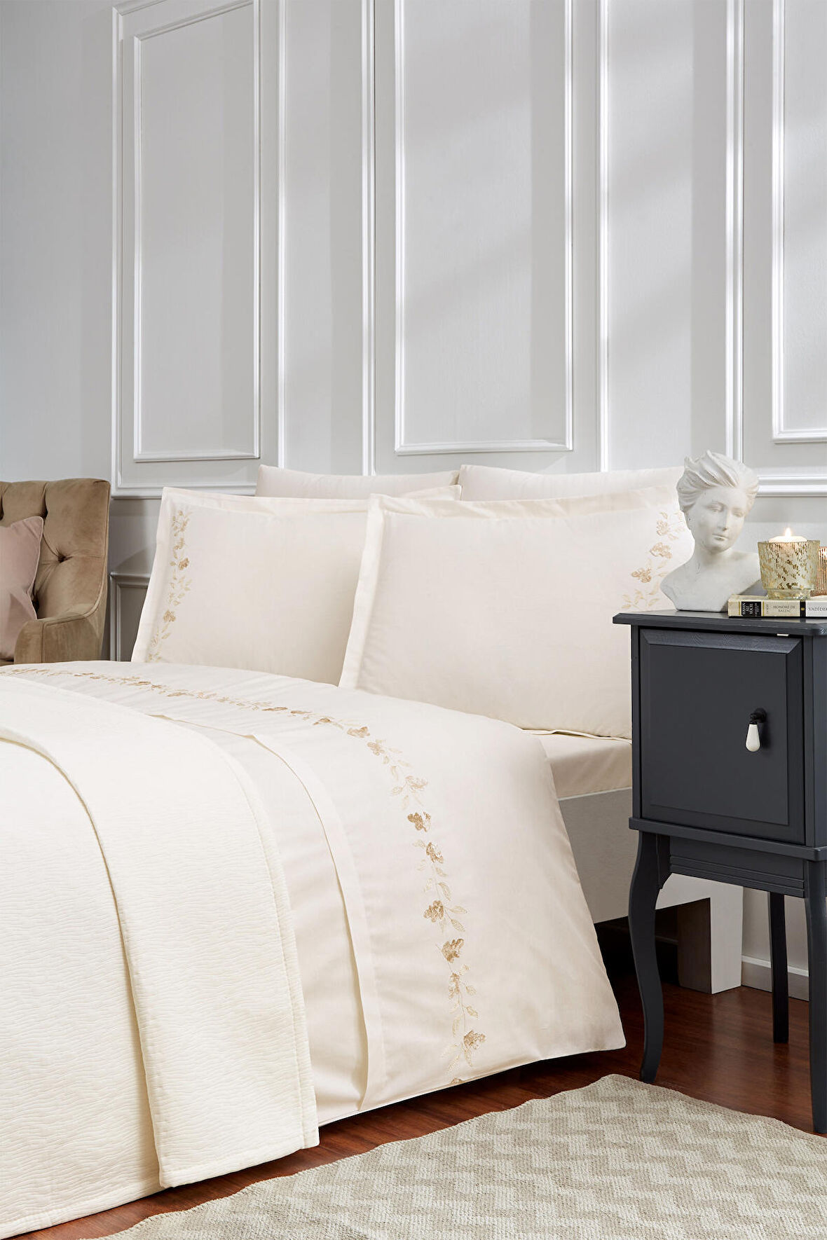 Özdilek Amanda Çift Kişilik Yatak Örtülü Nevresim Takımı