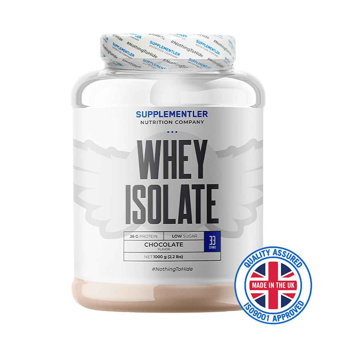 Supplementler.com Whey Isolate 1000 Gr - ÇİKOLATA