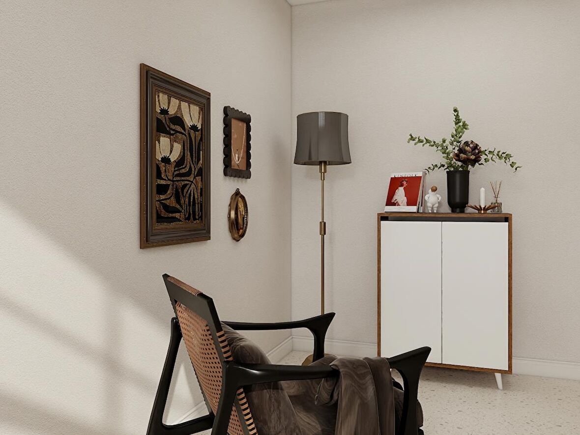 Kardiya Çok Amaçlı Dolap Amalfi Beyaz