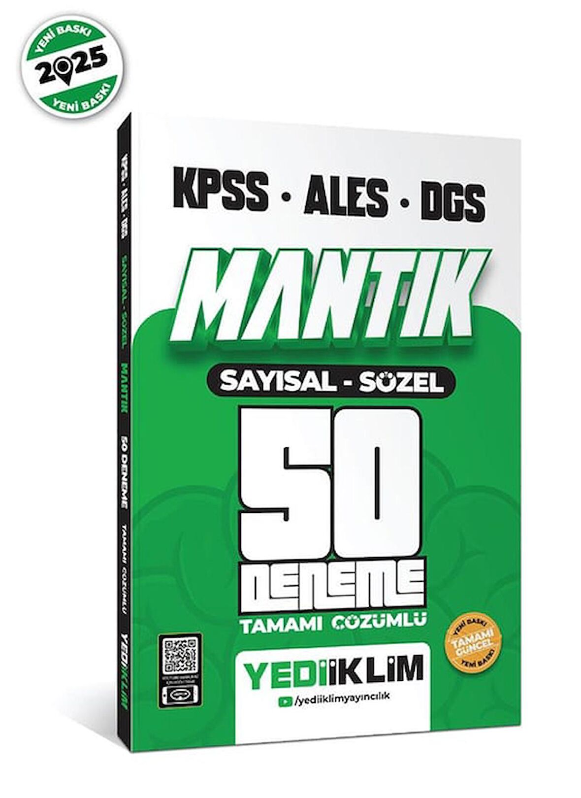 2025 KPSS ALES DGS Mantık Sayısal Sözel Tamamı Çözümlü 50 Deneme