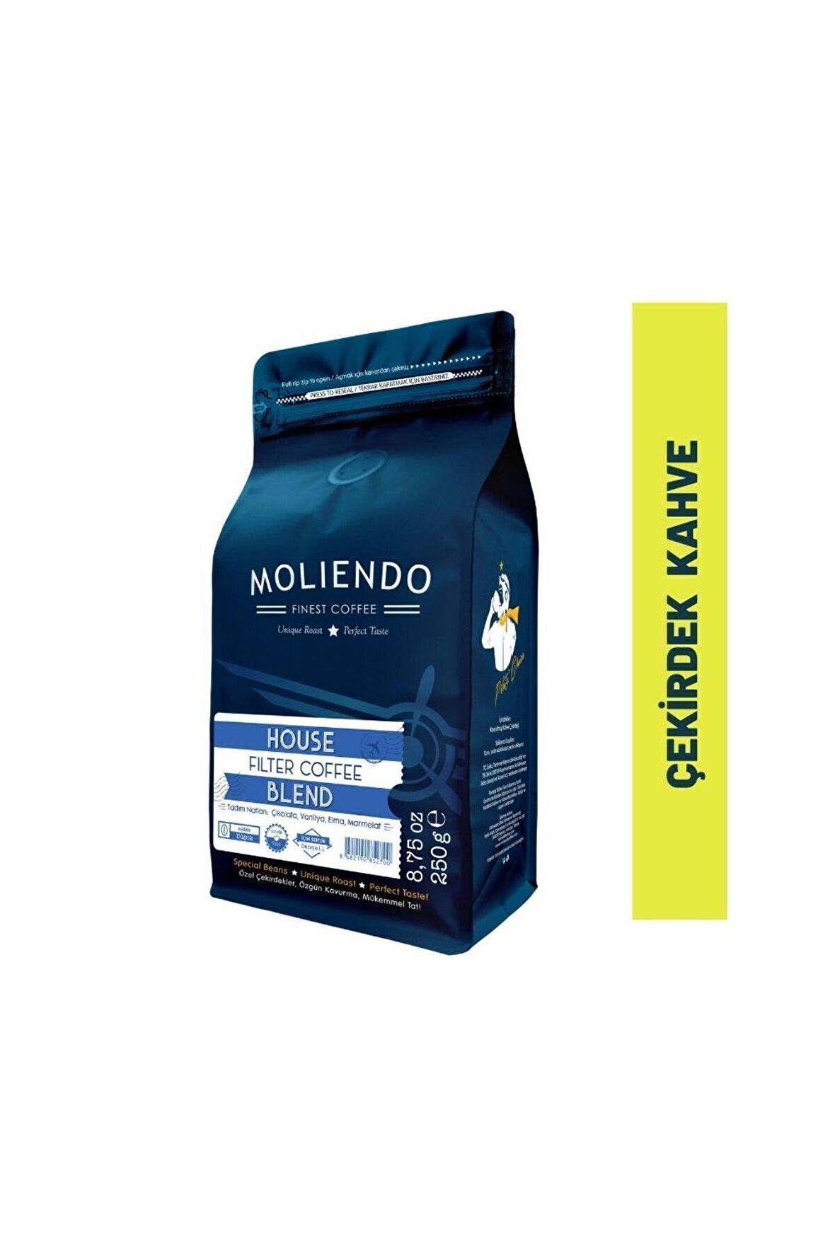 Moliendo House Blend Filtre Kahve ( Çekirdek Kahve ) 250 G.