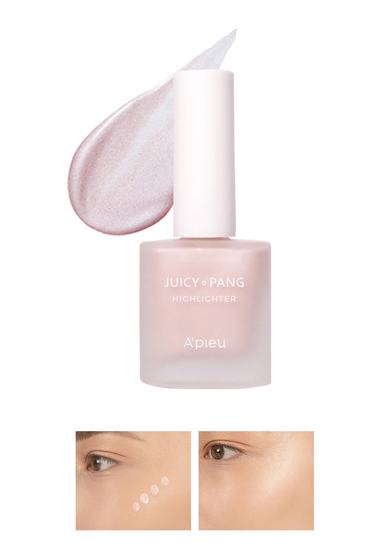 İnci Tonlu Likit Aydınlatıcı – Parlak Görünüm Sunan Apieu Juicy Pang Highlighter Pearl (PK01)