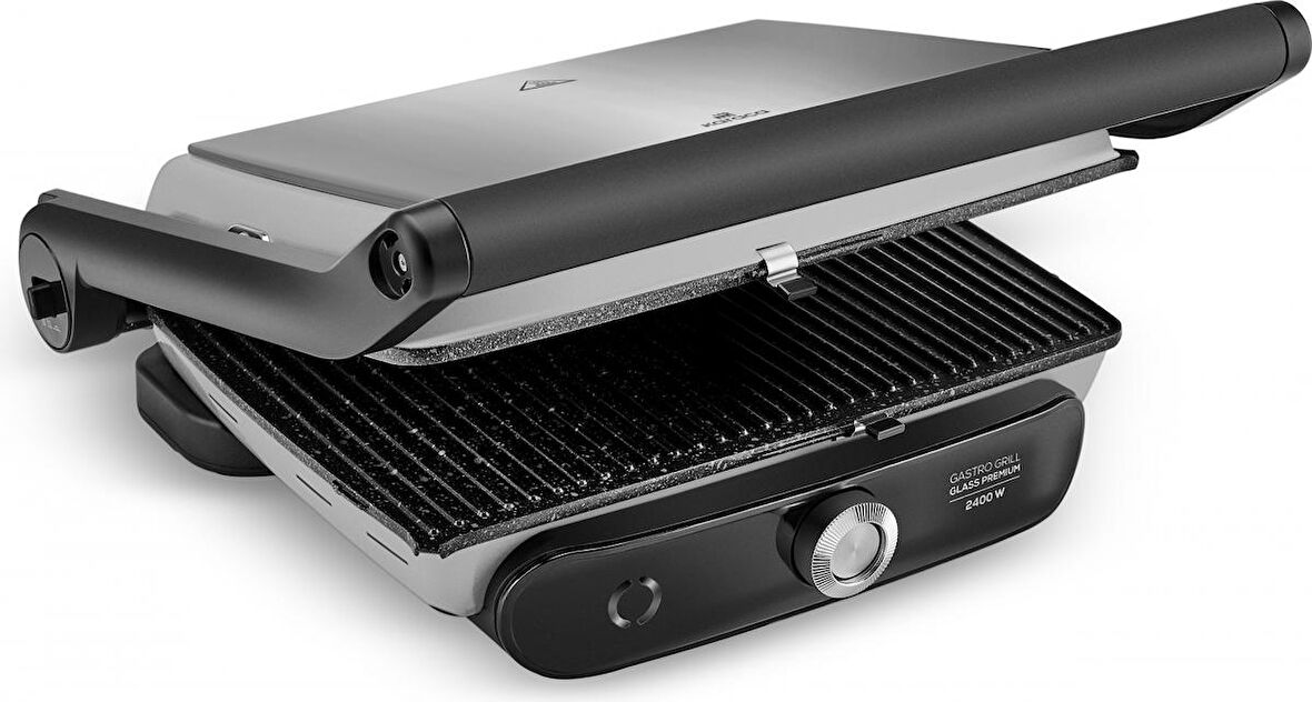 Karaca Gastro Grill Glass Premium Tost Makinesi COOL GRAY 2400W