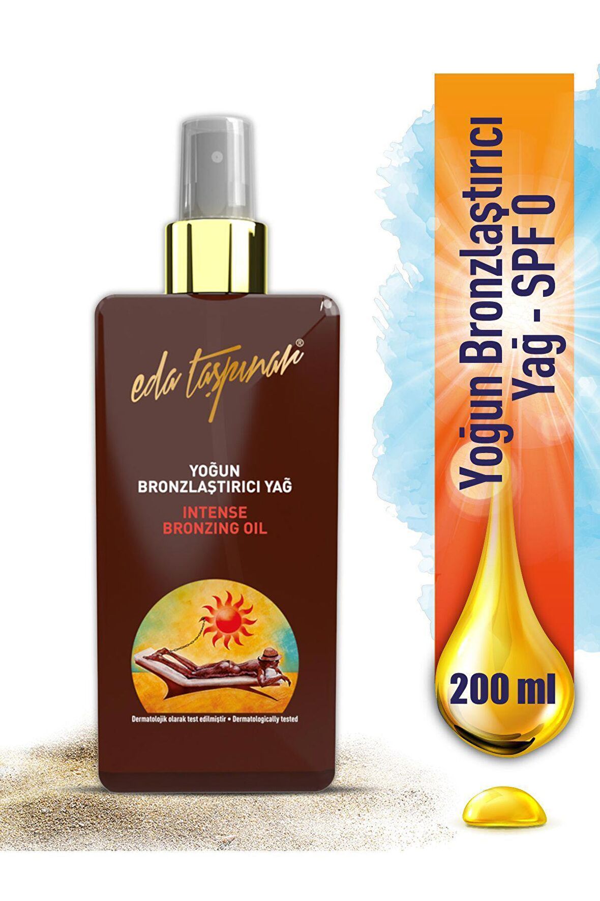 Eda Taşpınar Yoğun Bronzlaştırıcı Sprey Kapak - 200 ML