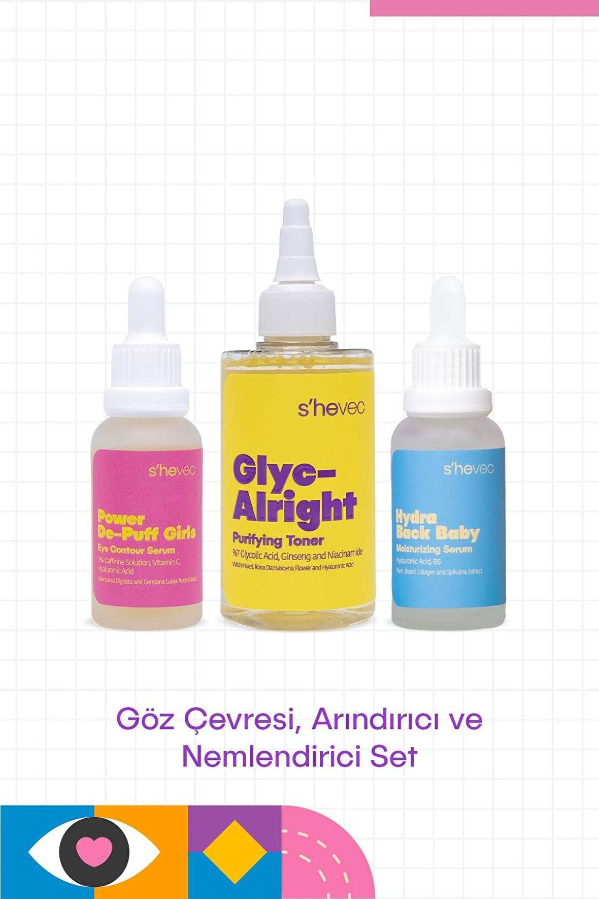 GÖZENEK | LEKE | BÖLGESEL KARARMA | GÖZ BAKIM SET-119 
