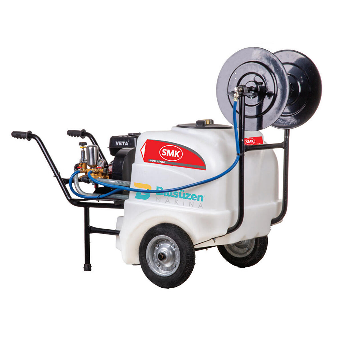 SMK-200LT Benzinli 200 LT İlaçlama Makinesi 30'luk Pompa