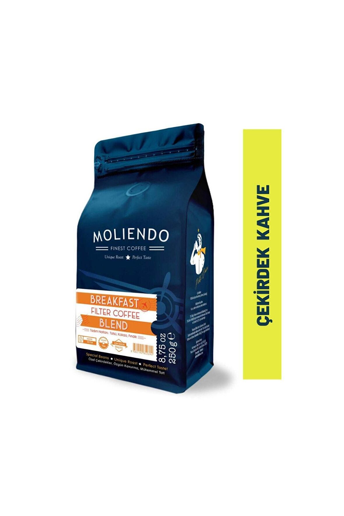 Moliendo Breakfast Blend Filtre Kahve ( Çekirdek Kahve ) 250 G.