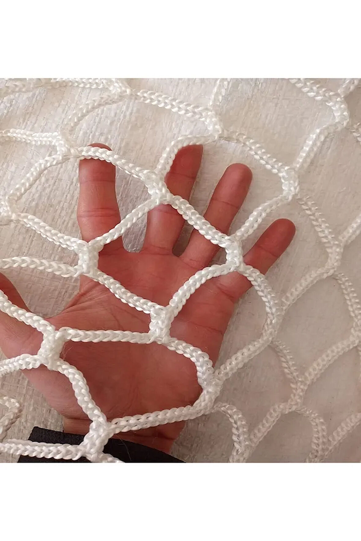 6 Mm 3 X 4 Metre (göz 5 Cm) Balkon Güvenlik Filesi Çocuk Emniyet Ağı Merdiven Güvenlik Ağı 