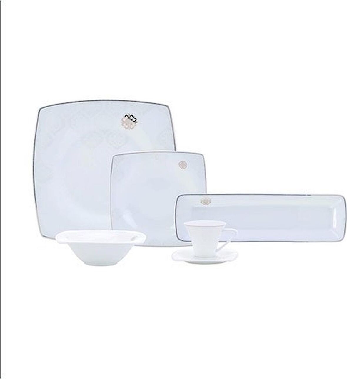 Karaca Fine Pearl Hailey 26 Parça 6 Kişilik Kahvaltı/servis Takımı